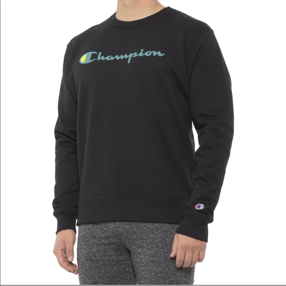 Champion Powerblend Graphic Fleece Sweatshirt (For Men)